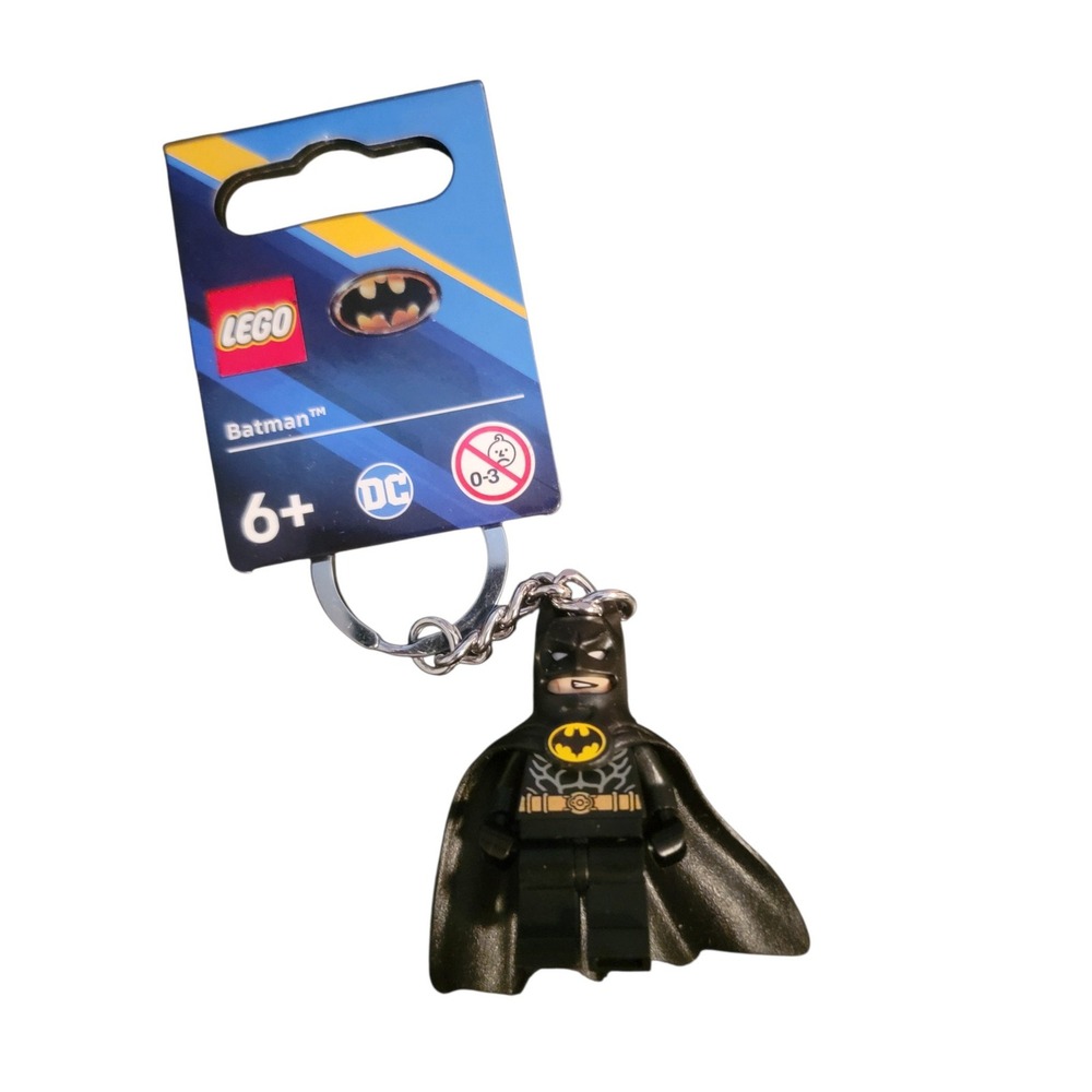 LEGO Batman Keychain DC Super Heroes Black New 854235 Minifigure Accessory